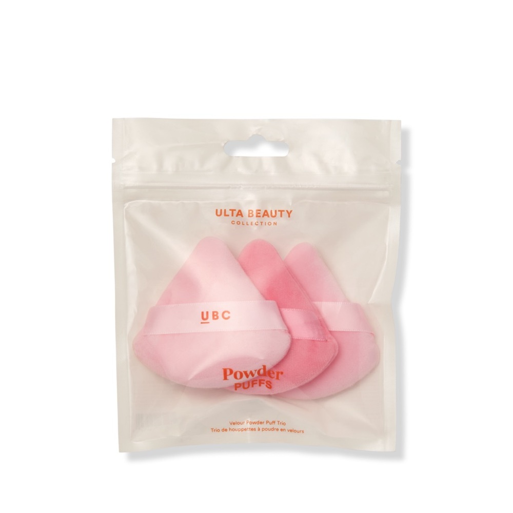 Ulta Beauty Velour Powder Puff Trio Pink - Picture 3 of 4